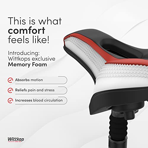 Wittkop Waterproof 5-Zone Comfort Bike Saddle for Men & Women