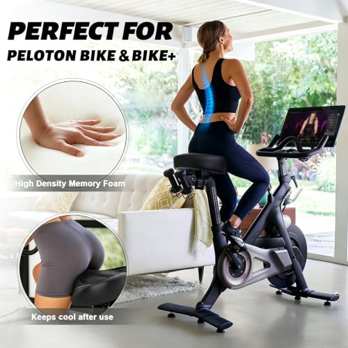 Oversized Noseless Padded Bike Saddle for Men and Women