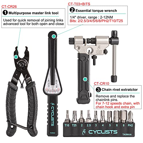 27-Piece Bicycle Repair and Maintenance Tool Kit