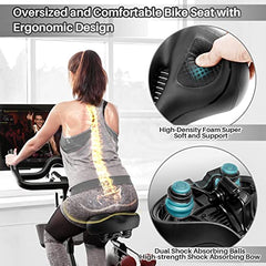 Oversized Padded Bike Seat Cushion for Peloton Exercise Bikes
