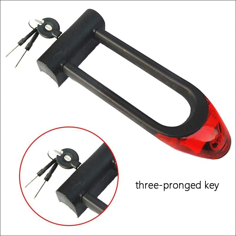 DULASP Heavy-Duty Steel Anti-Theft U-Lock for Bikes and Motorcycles
