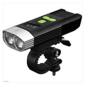 USB Rechargeable Waterproof LED Bike Headlight with Digital Display