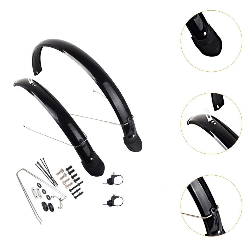 Yunmeryker Front and Rear Bike Mudguard Set for Folding Bikes
