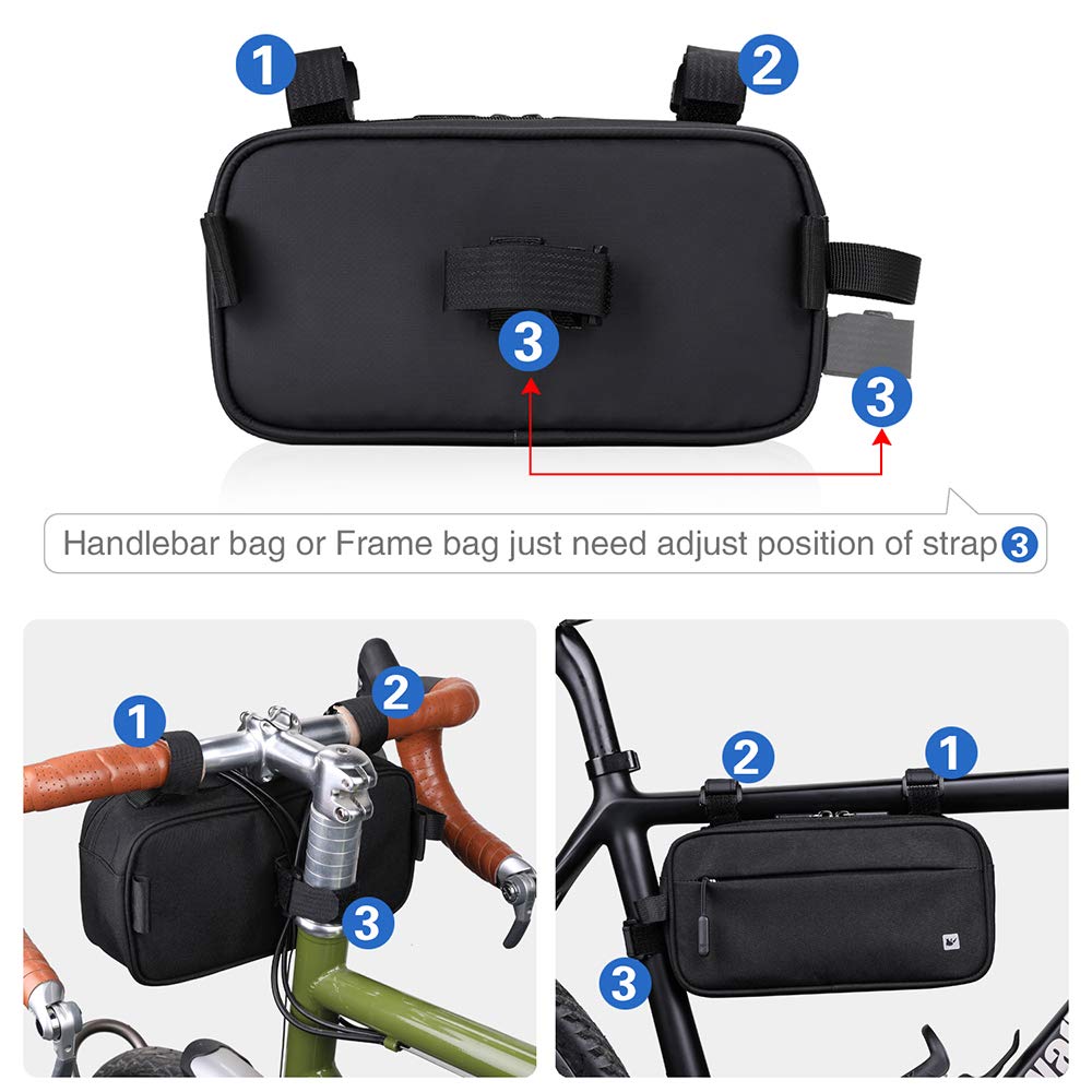 Rhinowalk Waterproof Multifunctional Bike Handlebar Bag