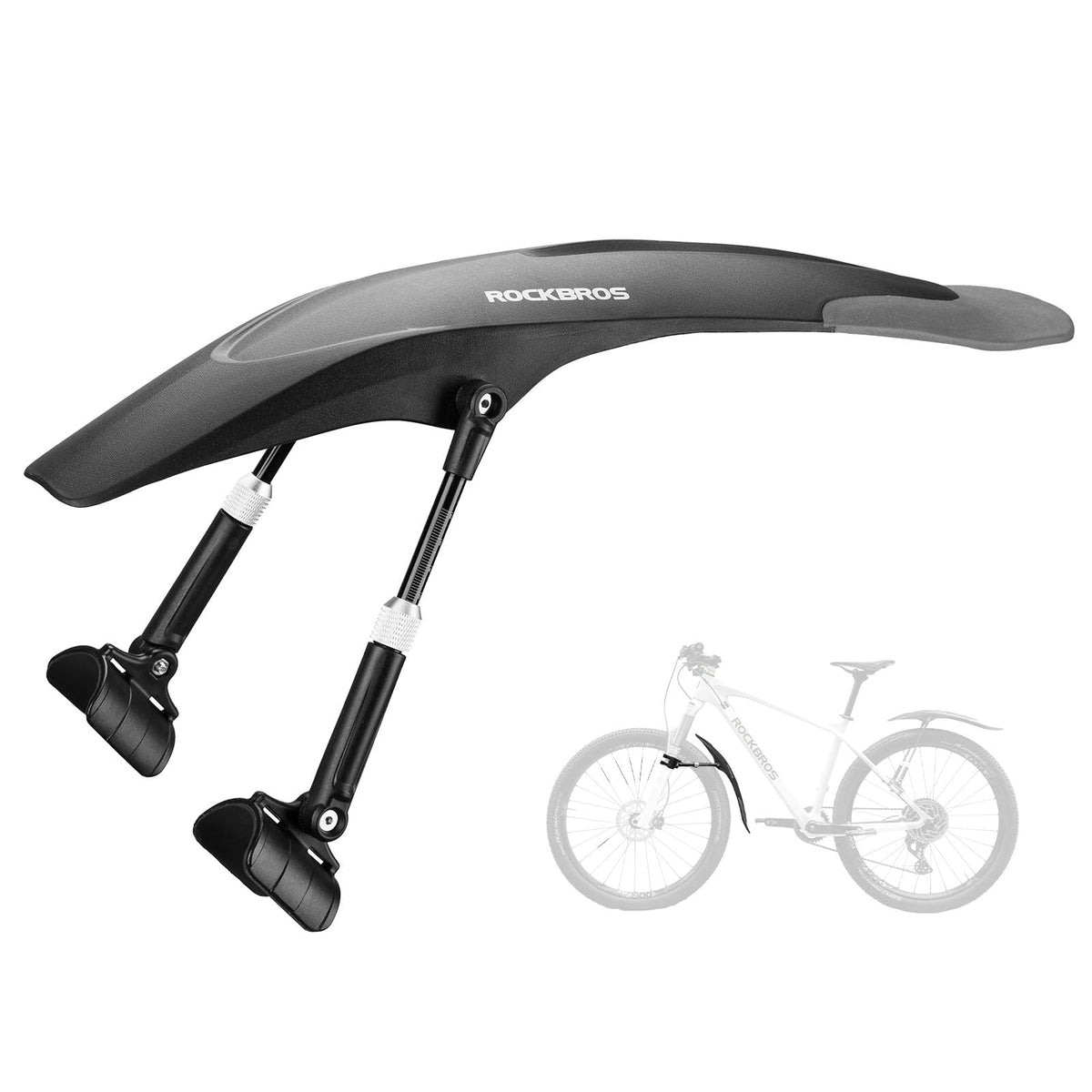 ROCKBROS Adjustable Bike Fender Set for 26–29 Inch MTB