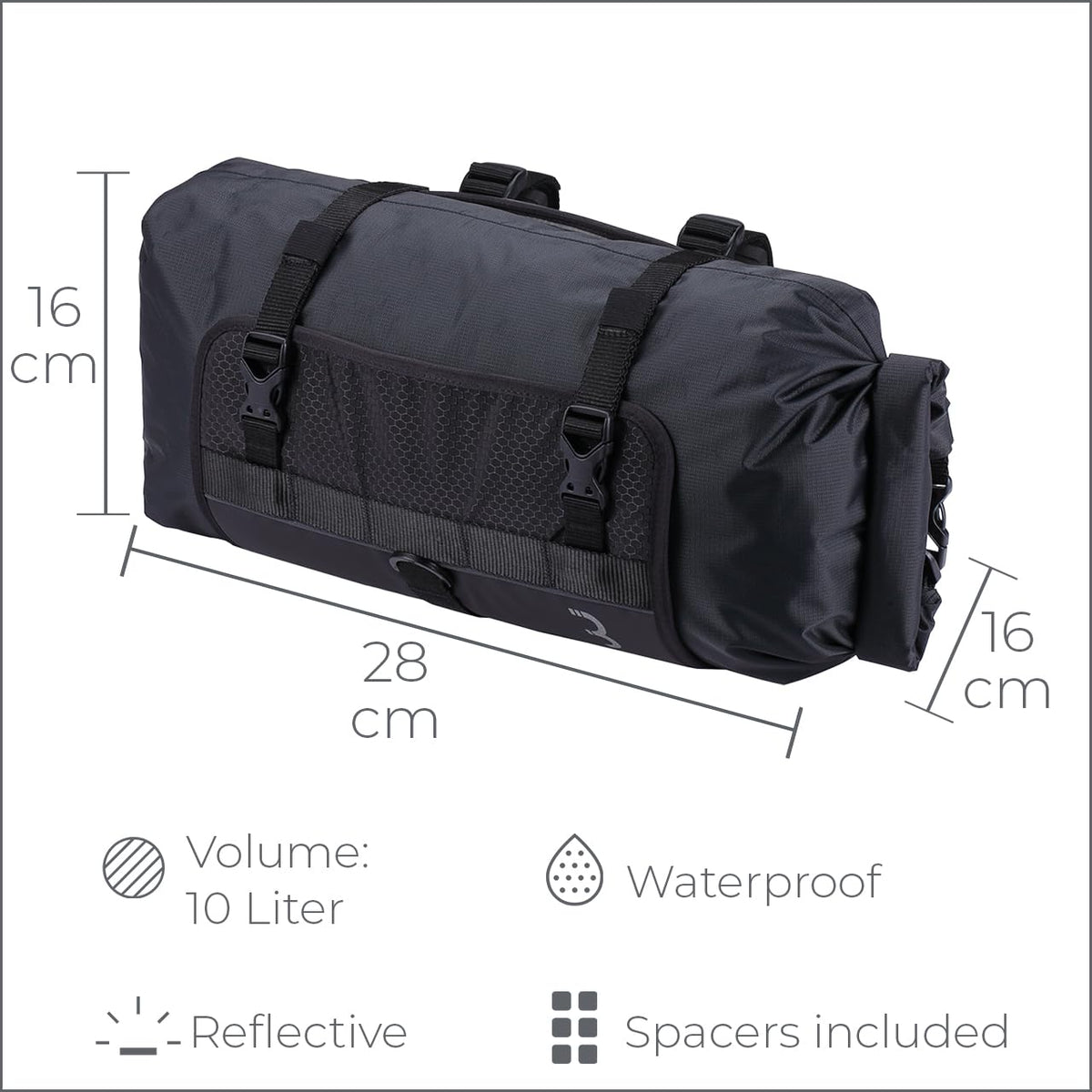 BBB Cycling BSB-141 Front Fellow Weatherproof Handlebar Bag