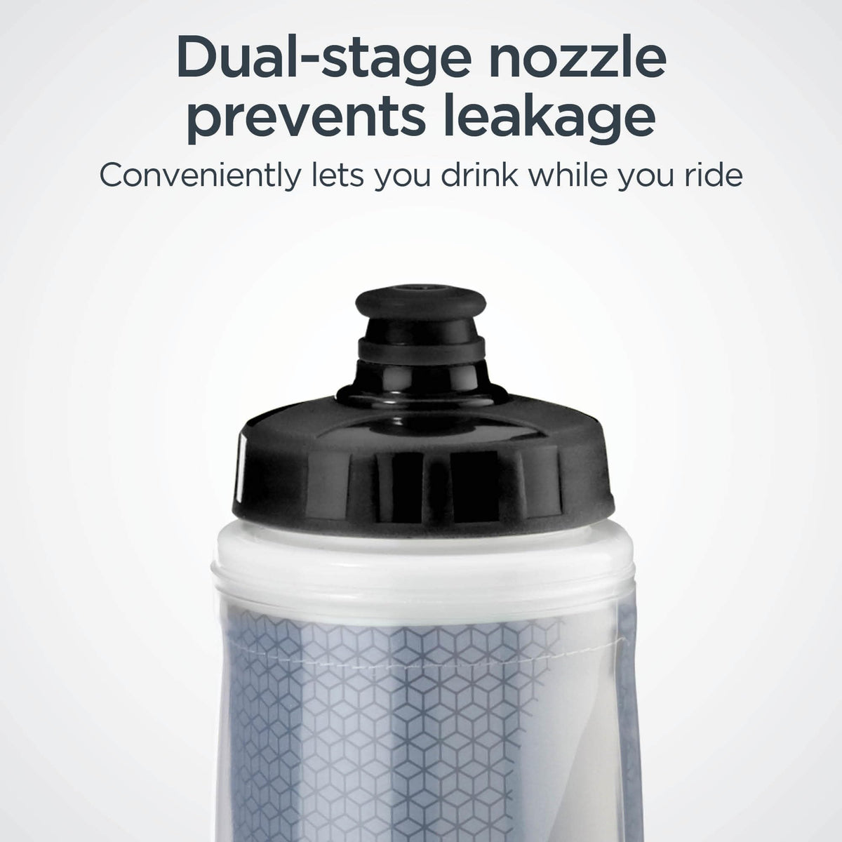 Schwinn 26 oz Insulated Reflective Bike Water Bottle & Cage