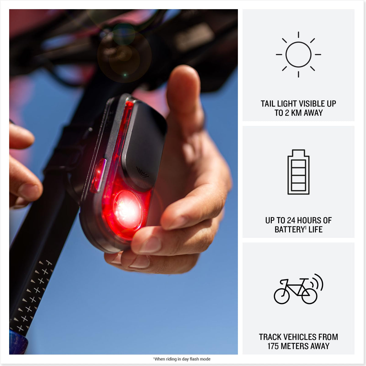 Garmin Varia RearVue 820 Cycling Rearview Radar and Tail Light