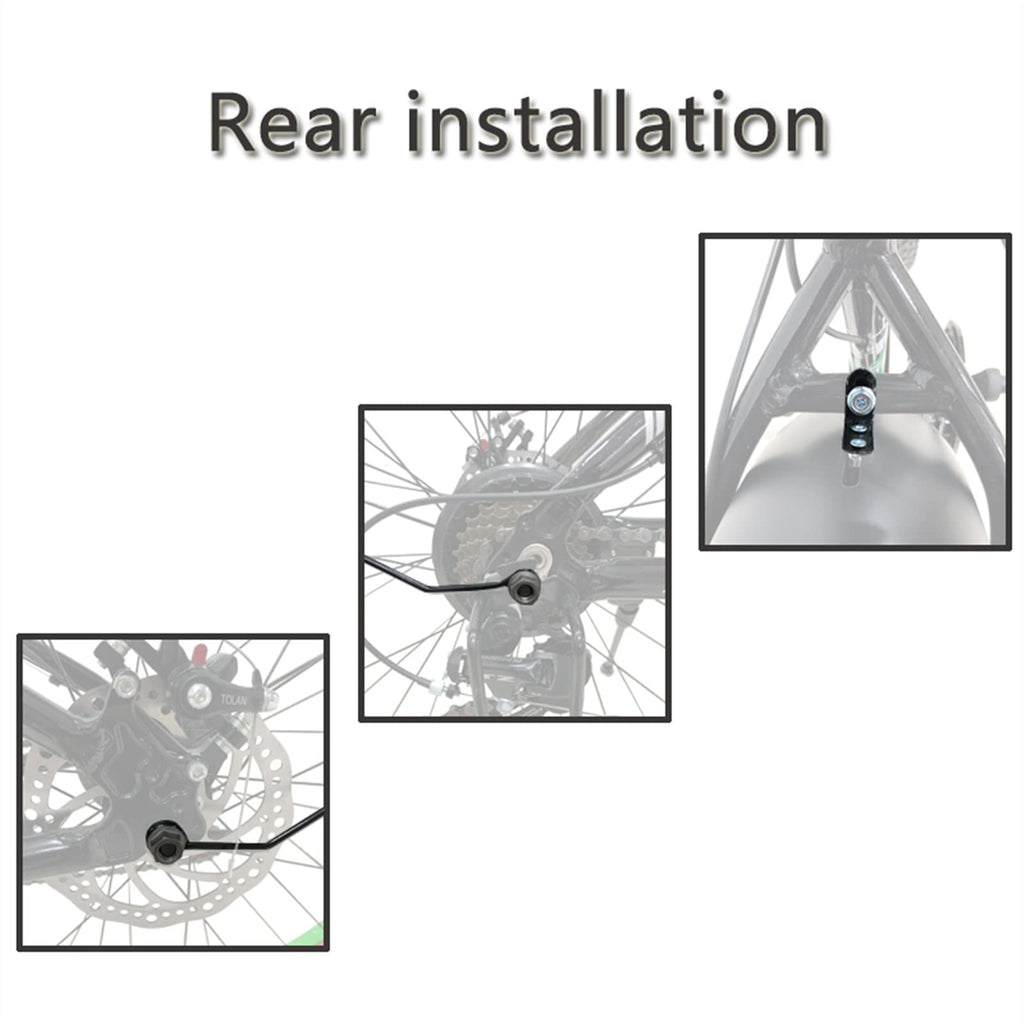 MBROS Full-Coverage Front and Rear Fat Bike Fender Set