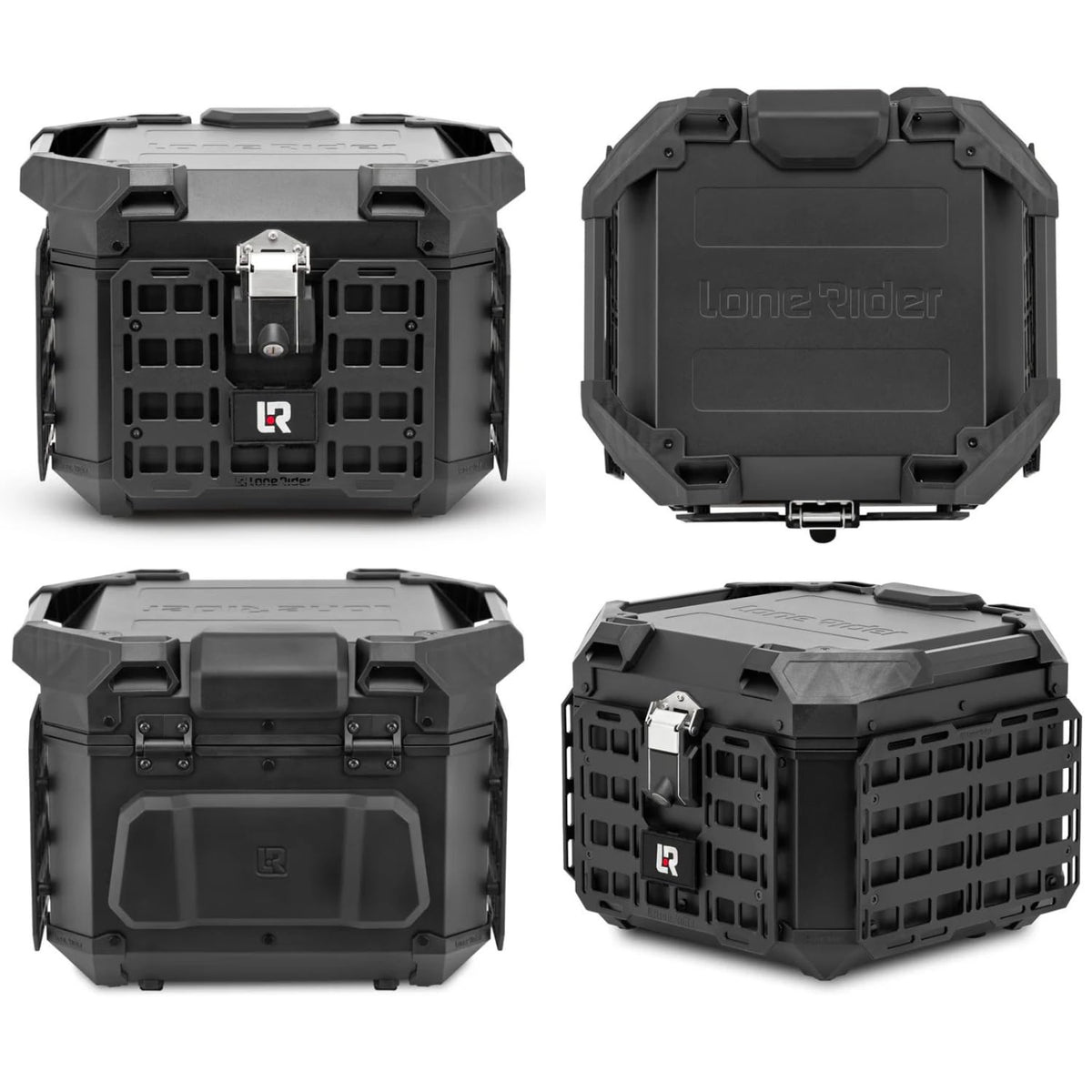 Lone Rider Motorcycle Pannier Set with 42L Top Case