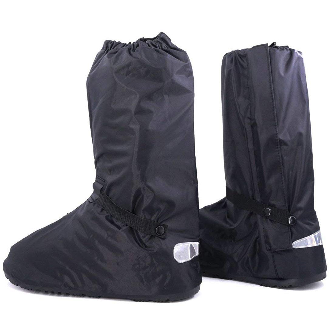 Hilitchi Waterproof Motorcycle Rain Boot Covers with Zipper