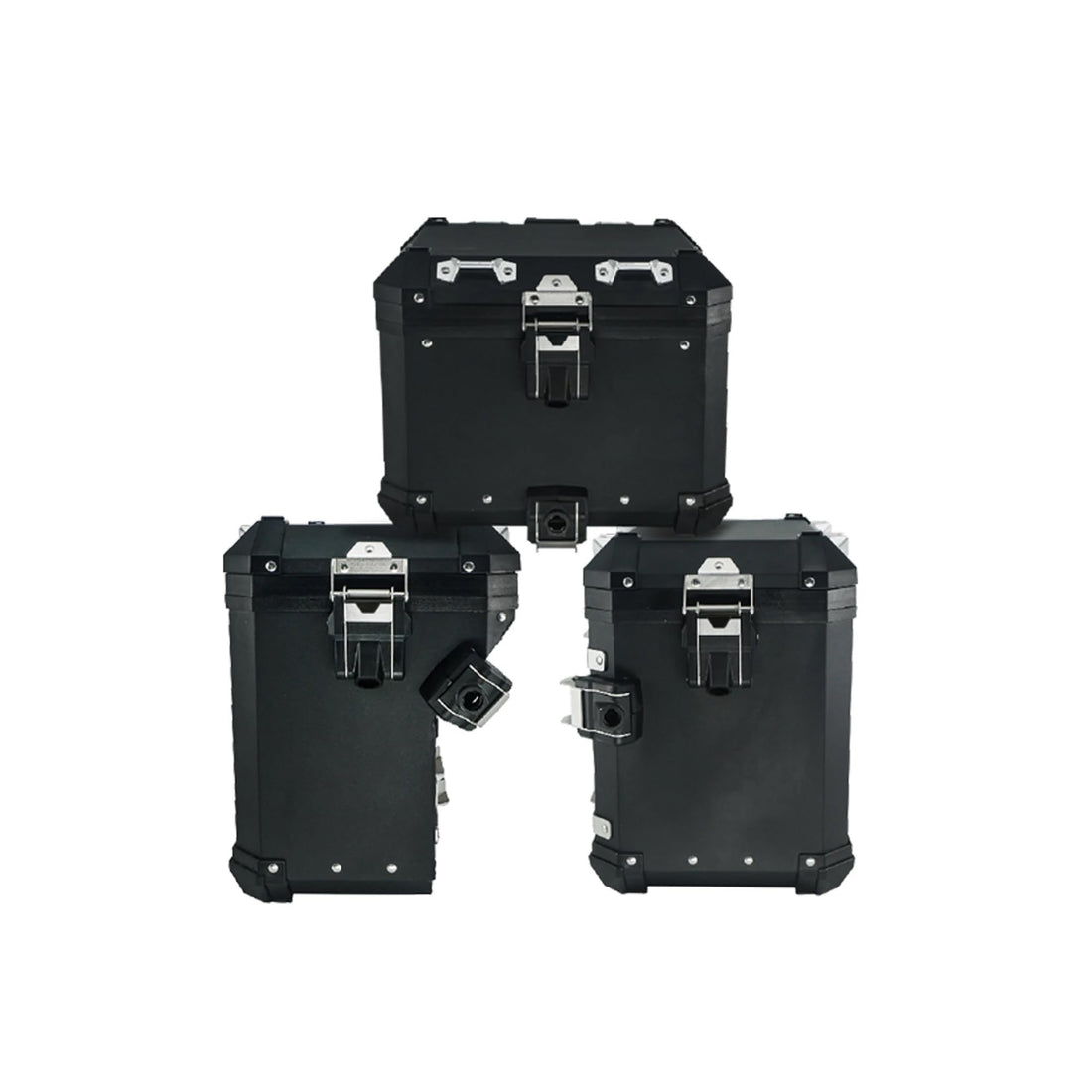 Kioxiuin Aluminum Motorcycle Rear Trunk Storage Top Case