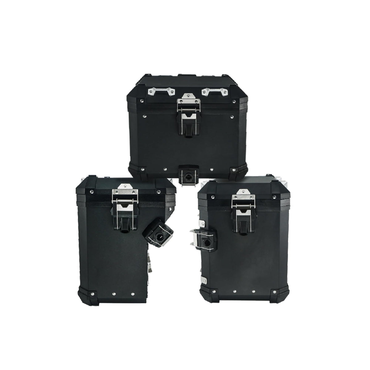 Kioxiuin Aluminum Motorcycle Rear Trunk Storage Top Case