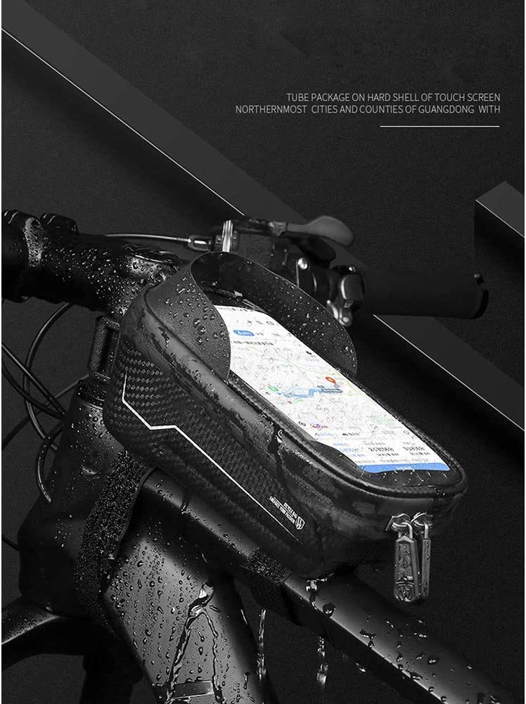 shncuonp EVA Bike Handlebar Phone Bag for 6-Inch Phones
