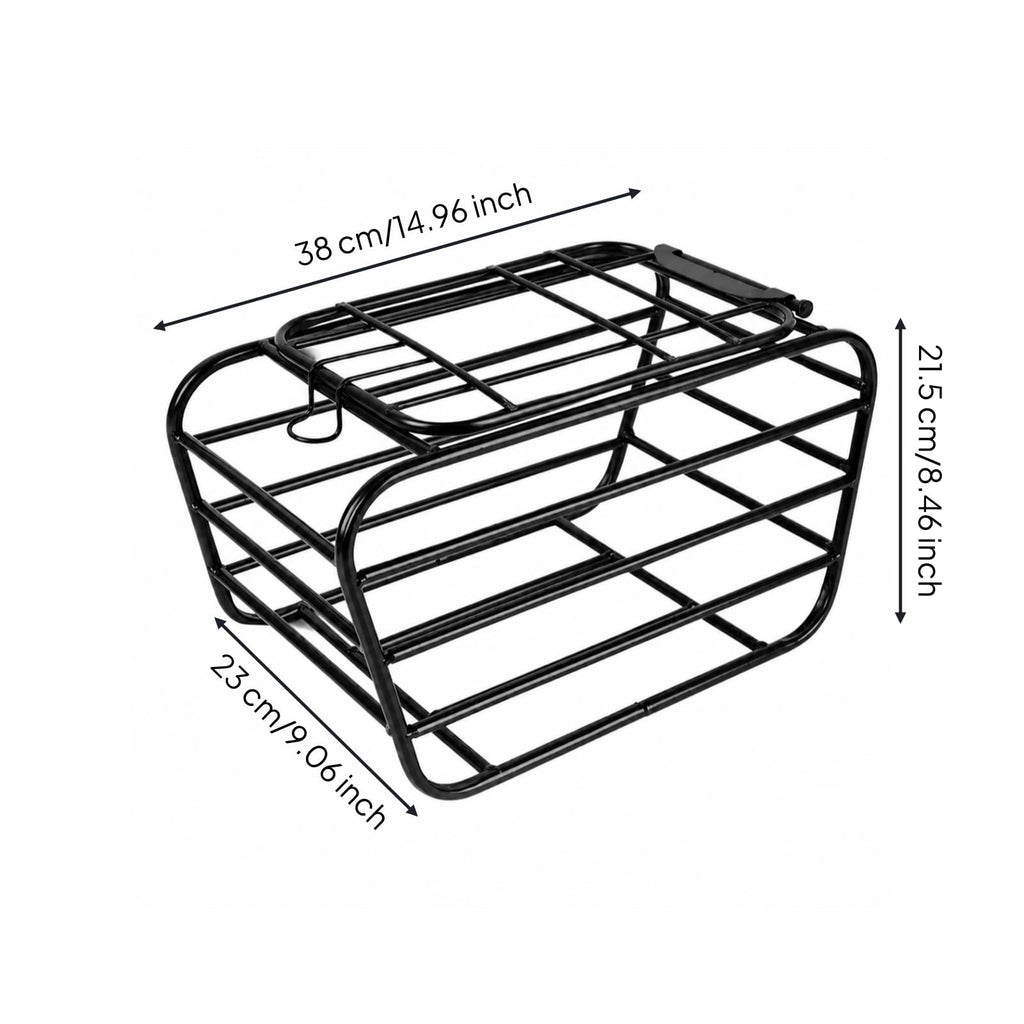 Sdlnklm Versatile Rear Wire Bike Basket for Commuting