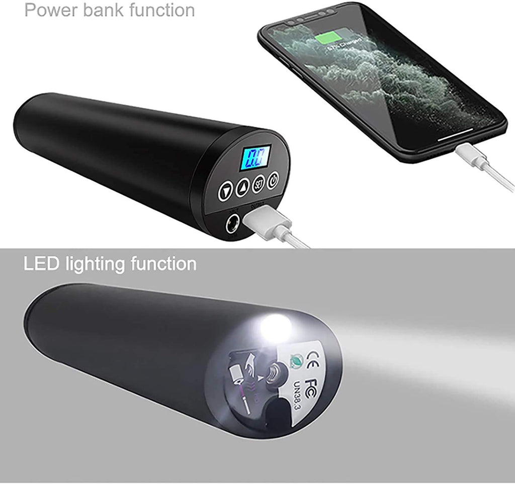 HeiDD Portable Digital Tire Inflator for Cars and Bikes