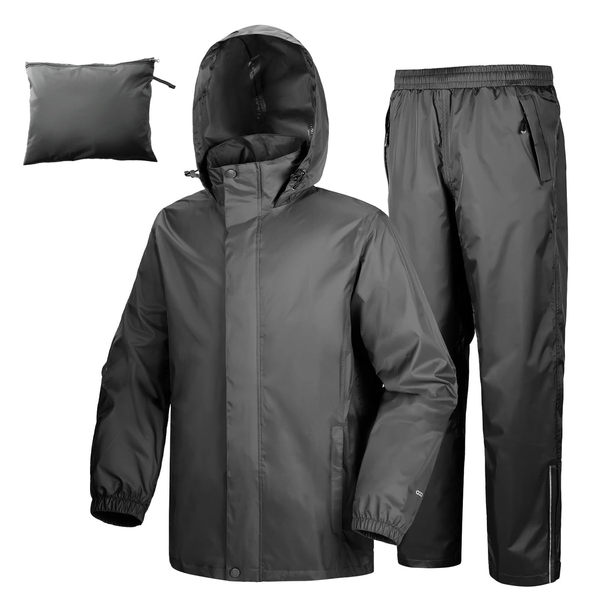 33,000ft Men's Lightweight Packable Waterproof Rain Suit