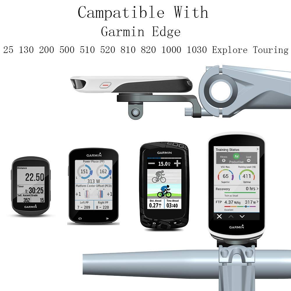 Panmout Extended Out-Front Bike Mount for Garmin Edge GPS