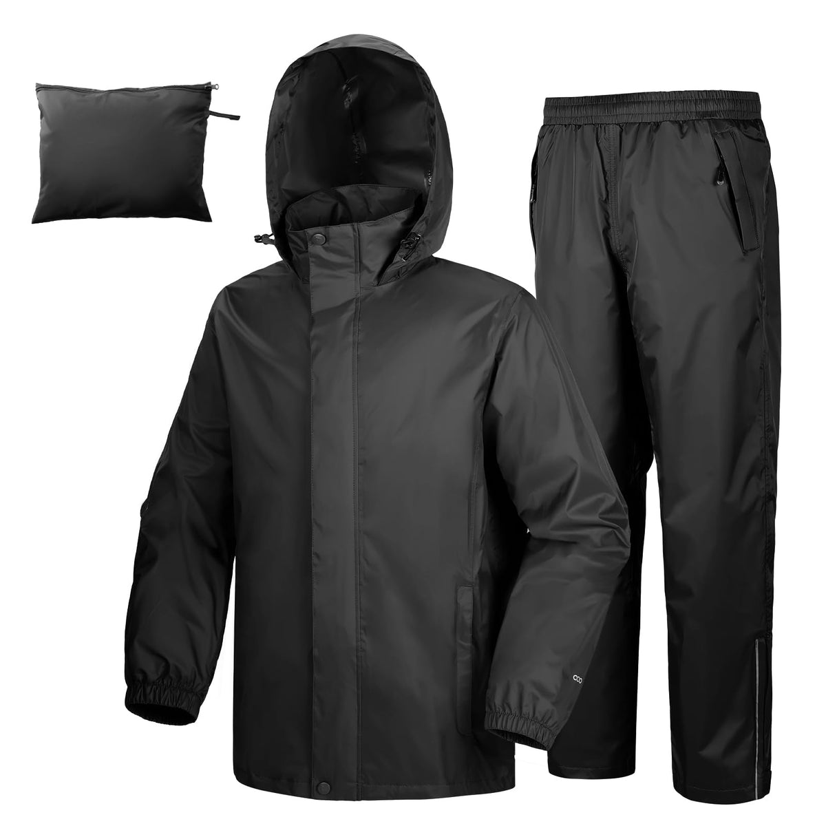 33,000ft Men's Lightweight Packable Waterproof Rain Suit