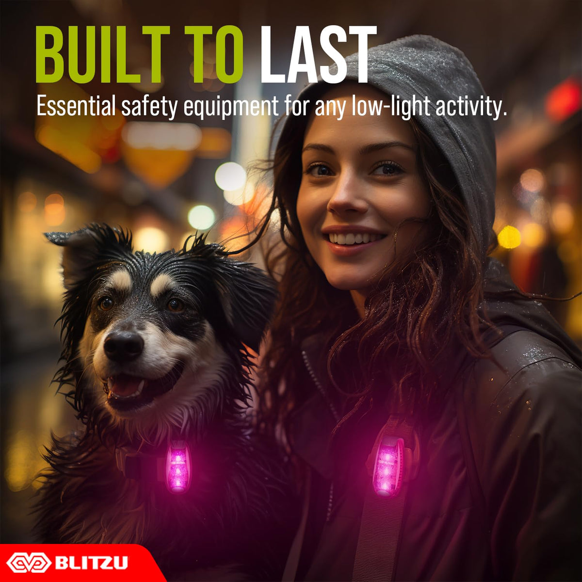 4-Pack Clip-On LED Safety Strobe Lights for High Visibility