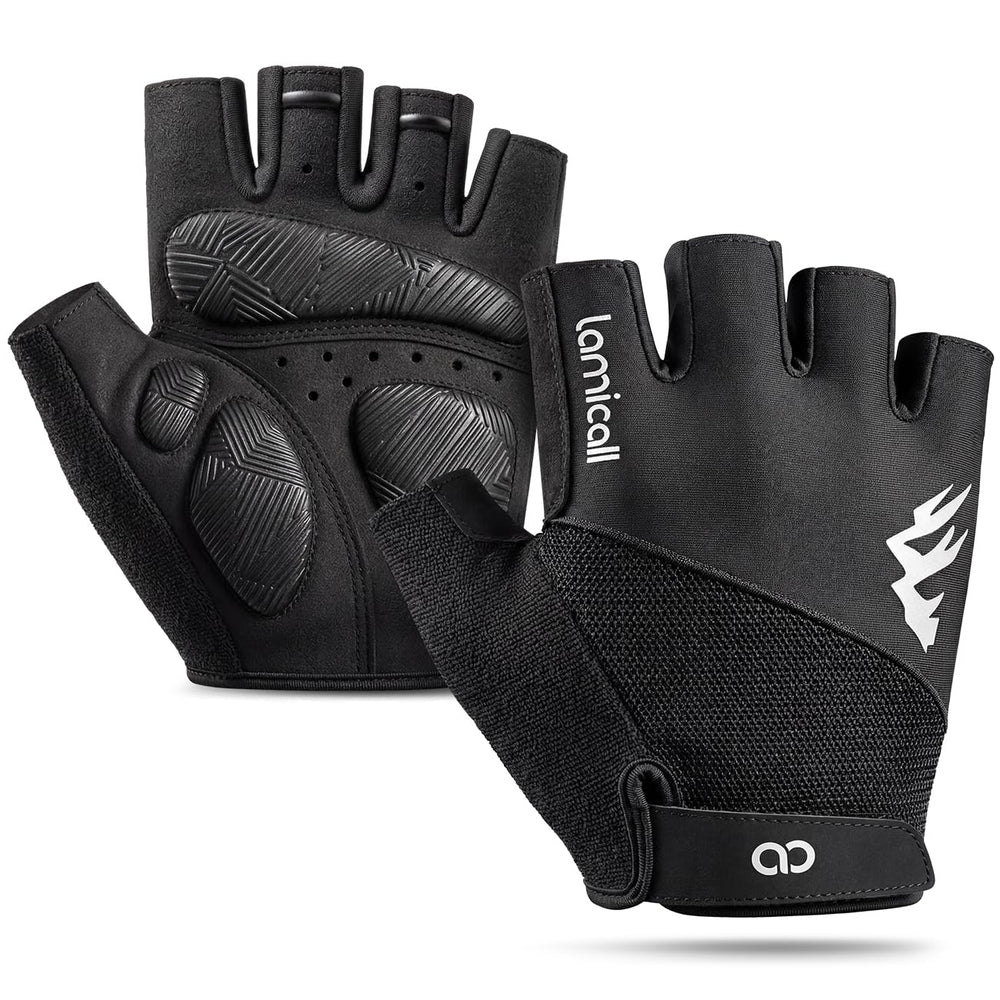 Lamicall Breathable Anti-Slip Padded Cycling Gloves for Men & Women