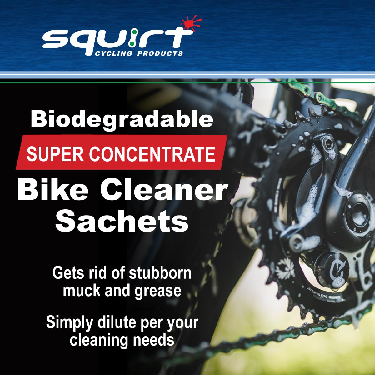 Squirt 500ml All-Weather Bike Chain Lube & Cleaner Bundle
