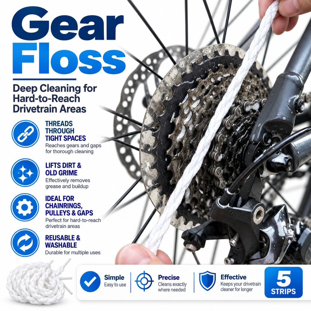 13-Piece Bike Cleaning Kit with Degreaser, Lube & Chain Scrubber