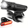Ascher Ultra Bright USB Rechargeable Front and Rear Bike Light Set
