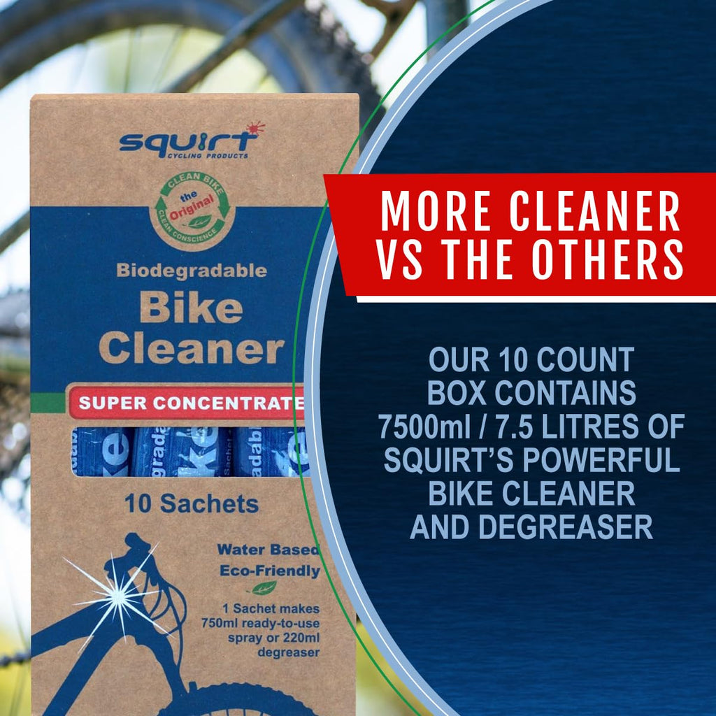Squirt 500ml All-Weather Bike Chain Lube & Cleaner Bundle