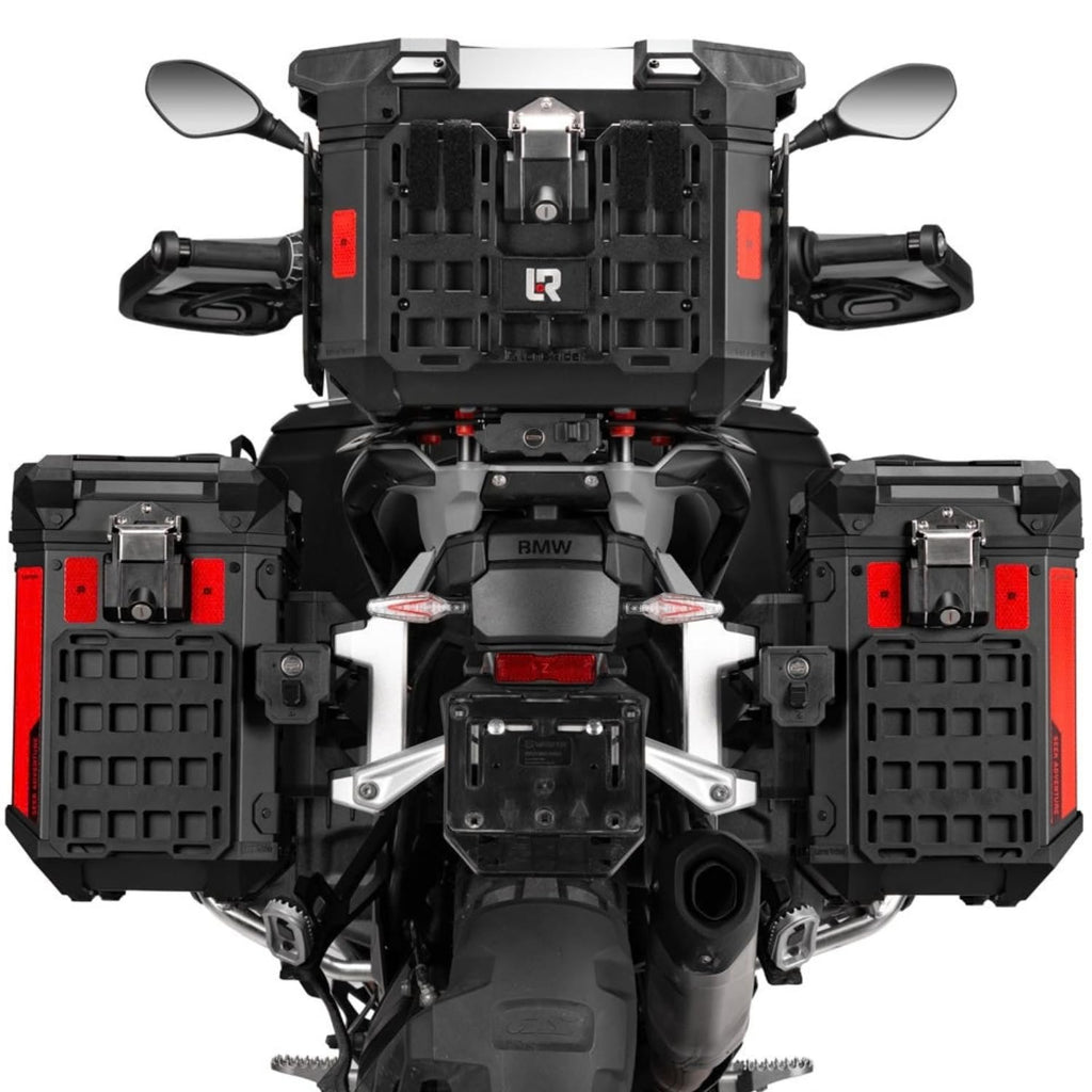 Lone Rider Motorcycle Pannier Set with 42L Top Case