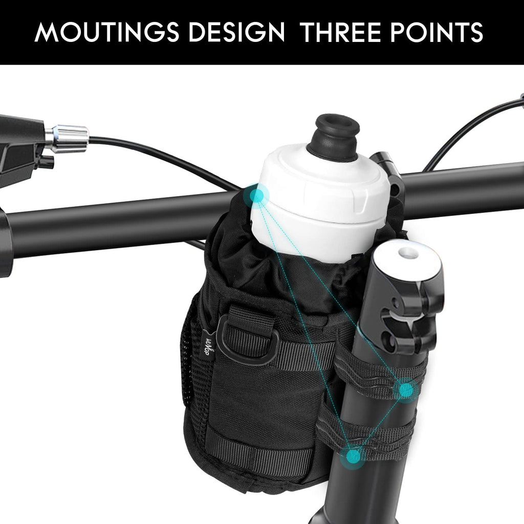 WUVOP Handlebar-Mounted Bike Cup and Water Bottle Holder