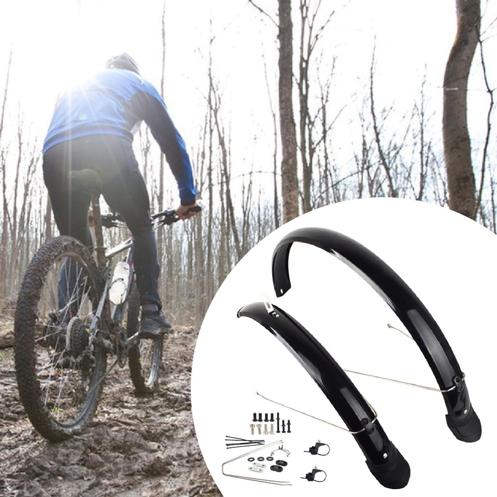 Yunmeryker Front and Rear Bike Mudguard Set for Folding Bikes