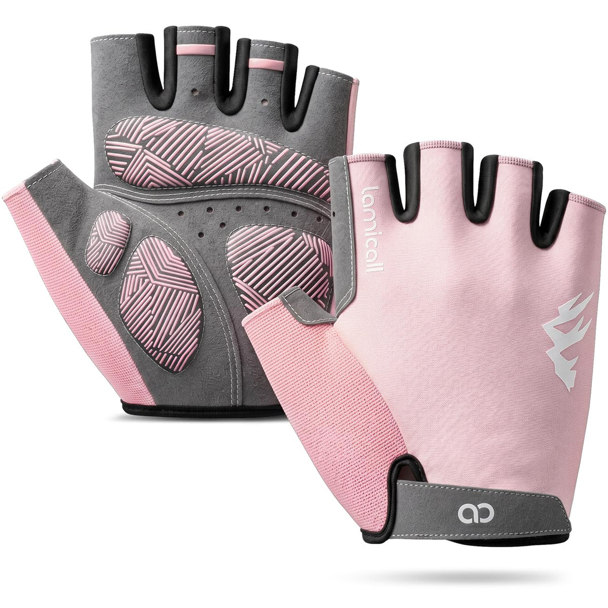 Lamicall Breathable Anti-Slip Padded Cycling Gloves for Men & Women
