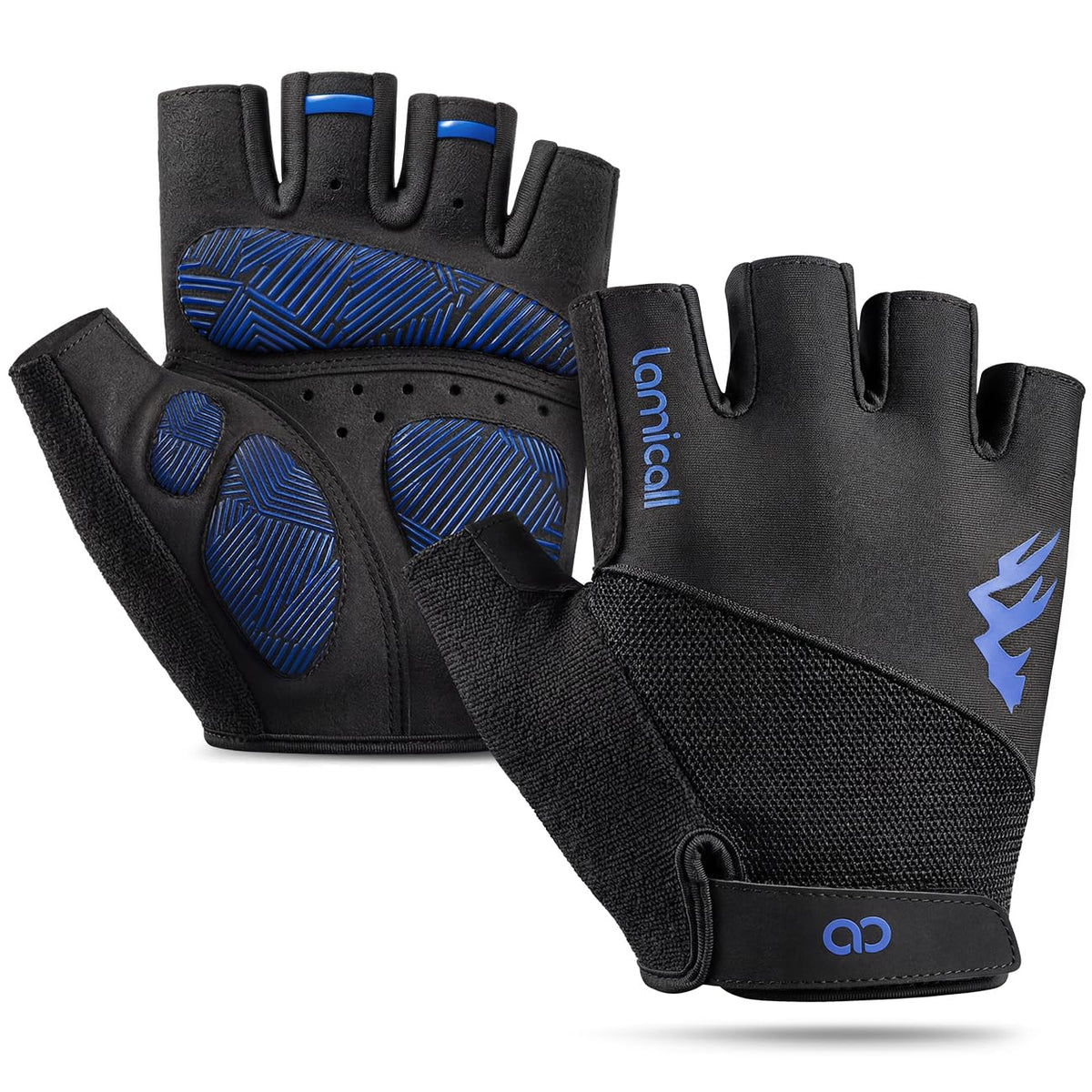 Lamicall Breathable Anti-Slip Padded Cycling Gloves for Men & Women