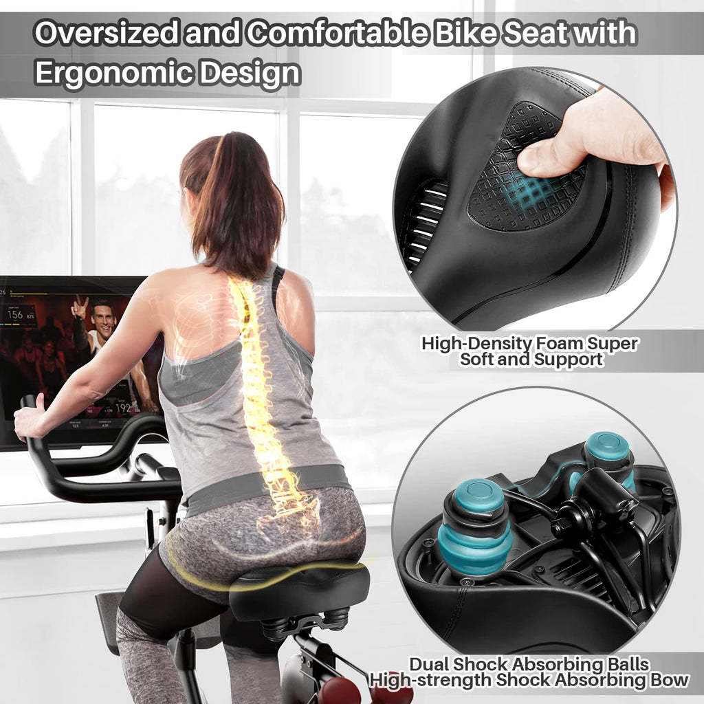 Oversized Padded Bike Seat Cushion for Peloton Exercise Bikes