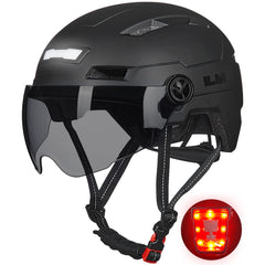 ILM E3-10L Adult Bike Helmet with Front and Rear LED Lights