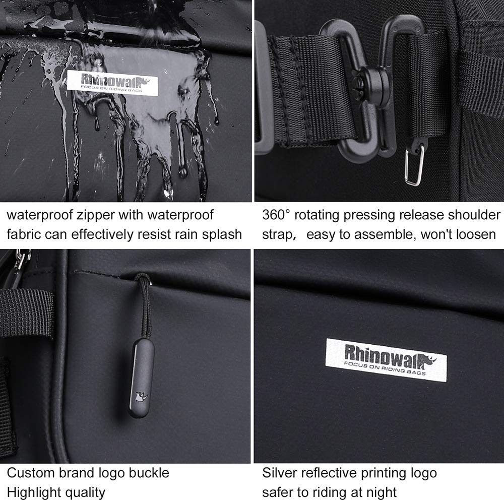 Rhinowalk Waterproof Multifunctional Bike Handlebar Bag