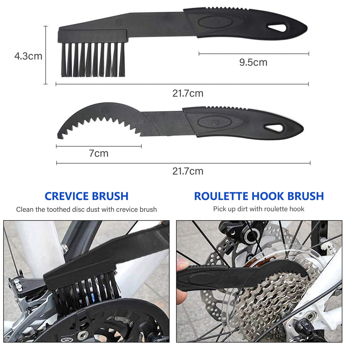 YIMAX Bike Chain Cleaning Kit with Lubricant and Brushes