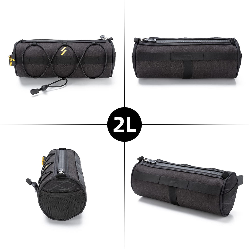 ROCKBROS 2L Lightweight Multi-Mount Bike Handlebar Bag