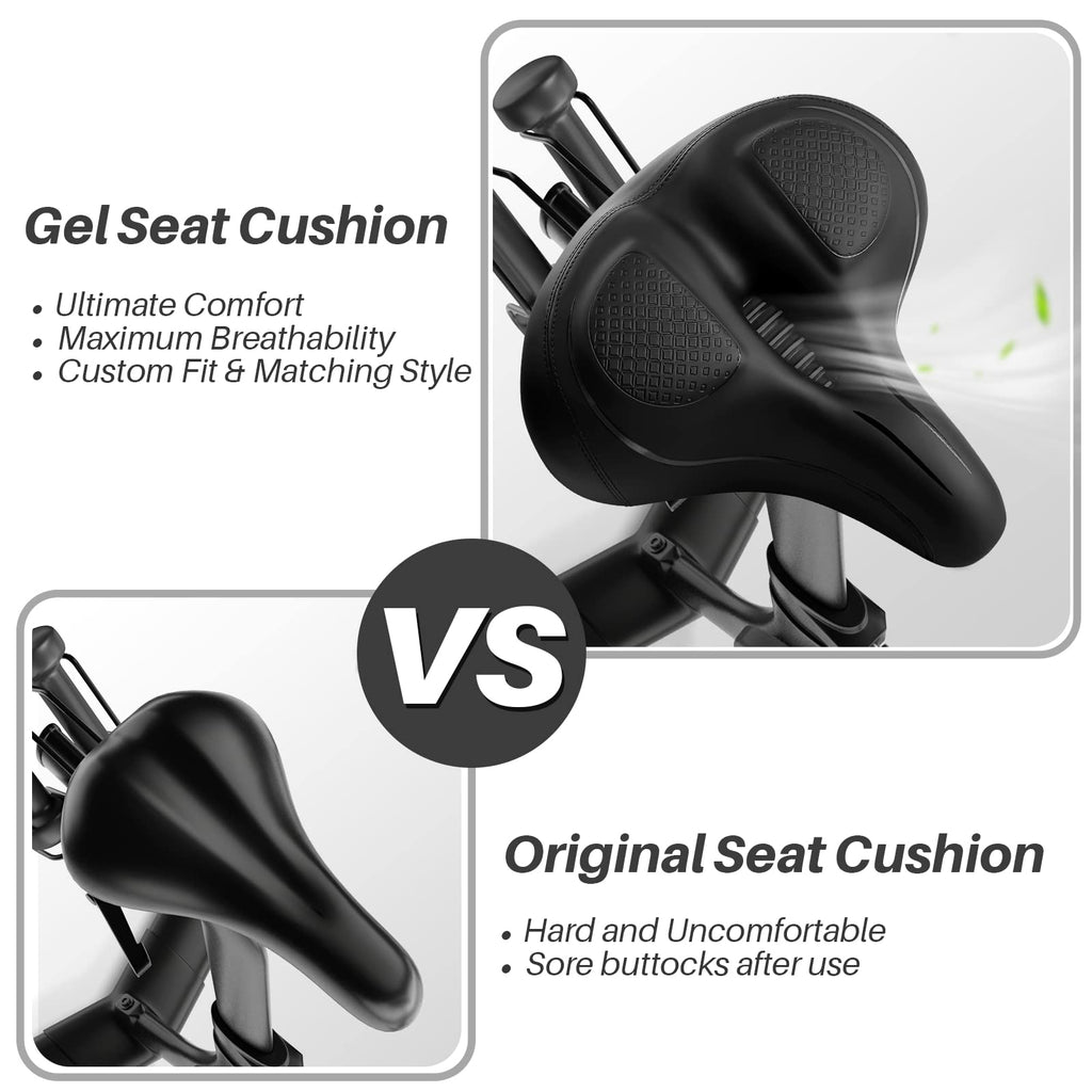 Oversized Padded Bike Seat Cushion for Peloton Exercise Bikes