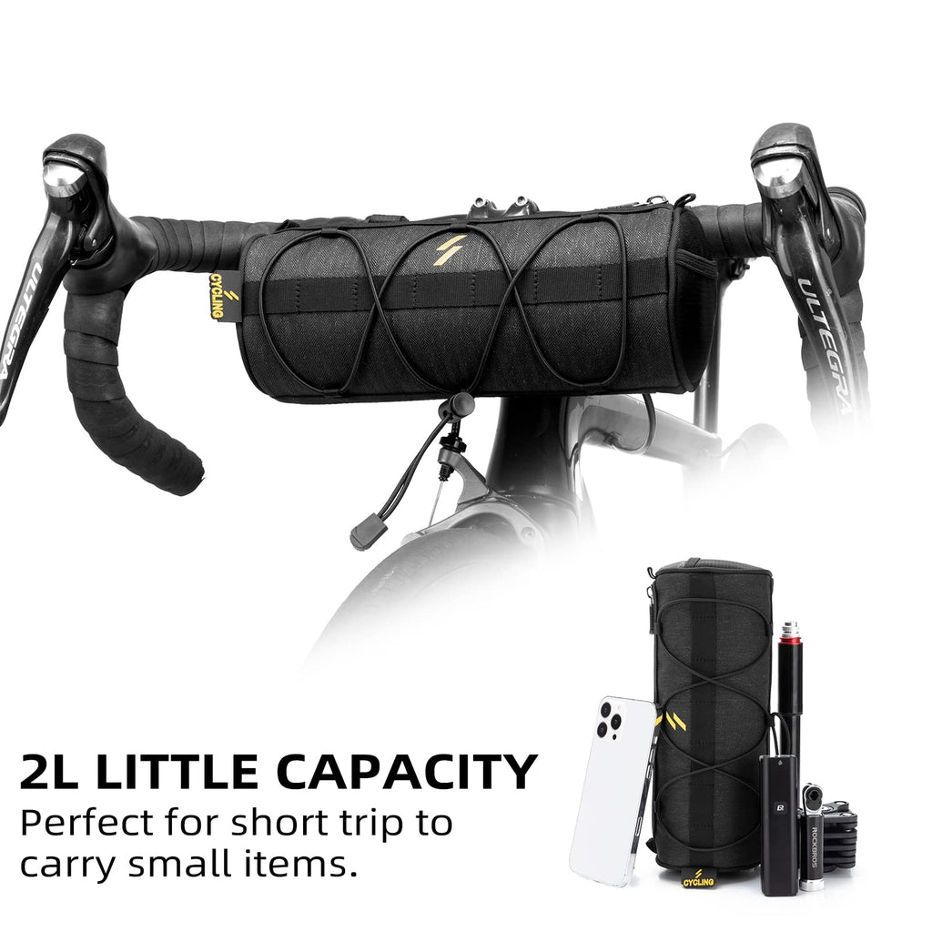 ROCKBROS 2L Lightweight Multi-Mount Bike Handlebar Bag