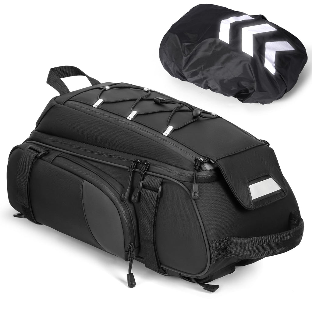 RAINSMORE 15L Waterproof E-Bike Rear Rack Trunk Bag