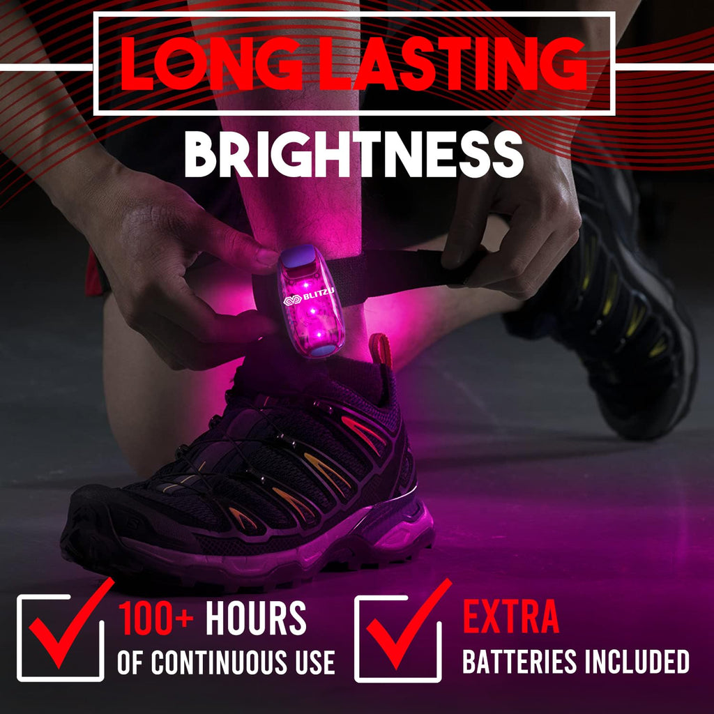 4-Pack Clip-On LED Safety Strobe Lights for High Visibility