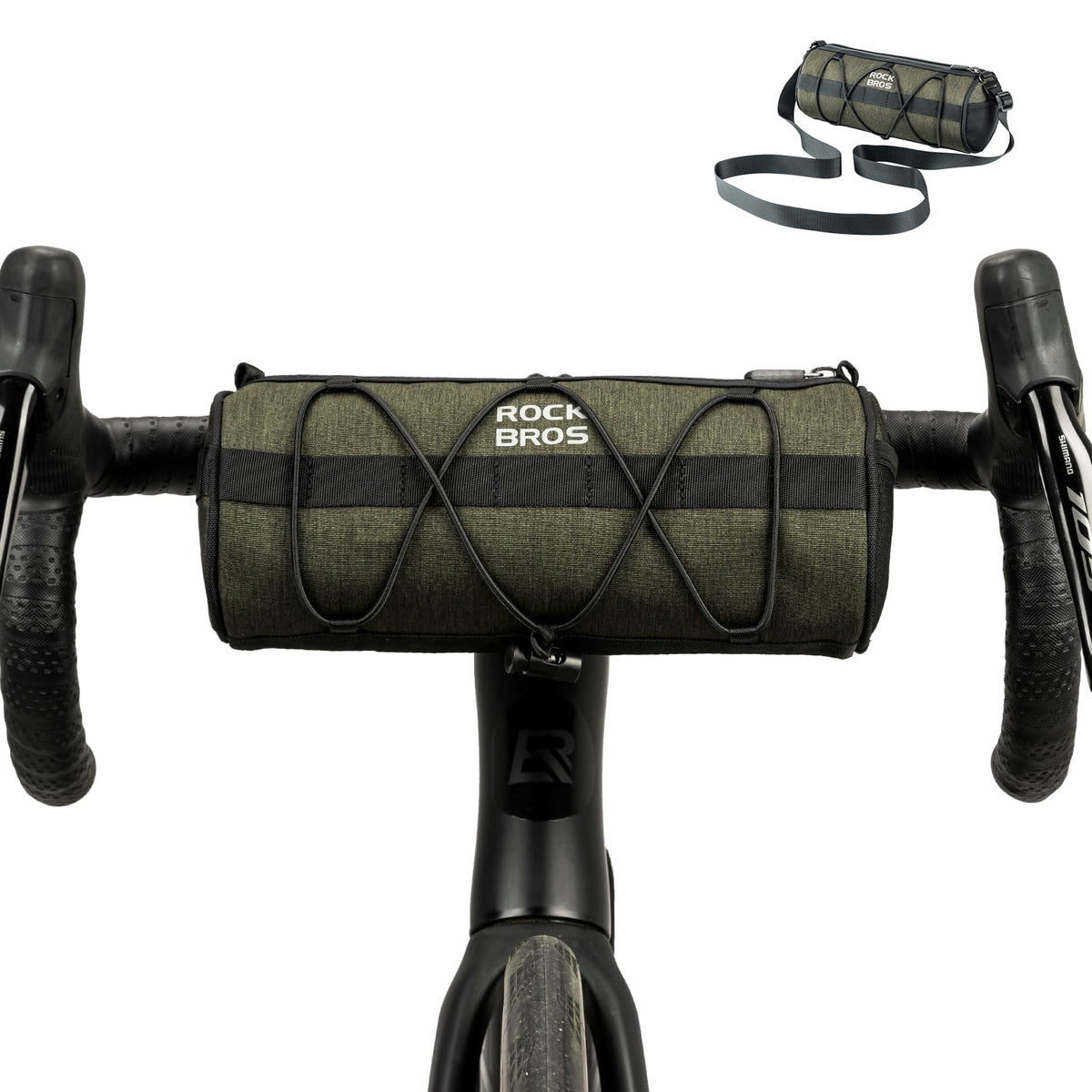 ROCKBROS 2L Lightweight Multi-Mount Bike Handlebar Bag