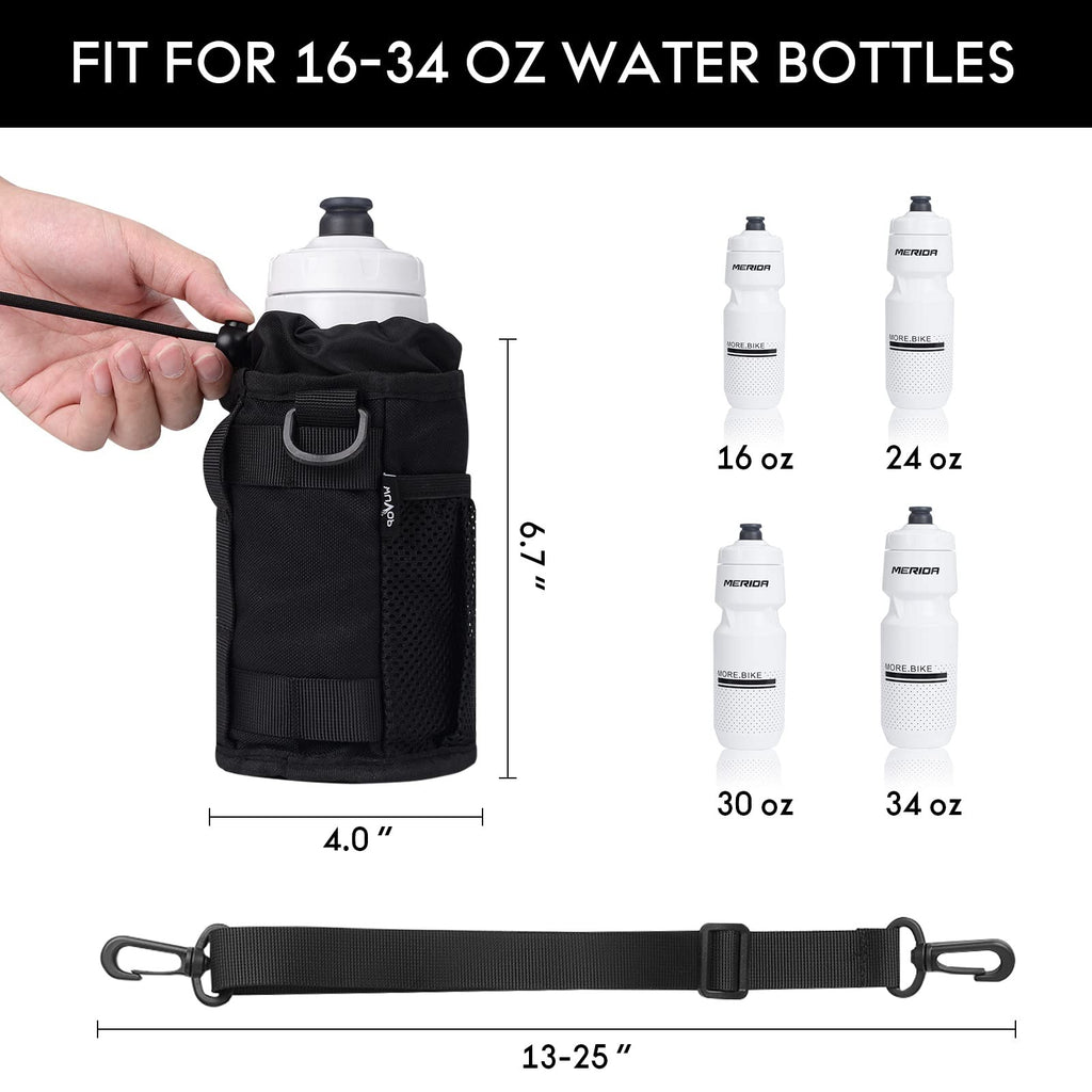 WUVOP Handlebar-Mounted Bike Cup and Water Bottle Holder