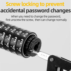 5-Pack Waterproof 5-Digit Combination Bike Cable Locks