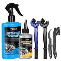 YIMAX Bike Chain Cleaning Kit with Lubricant and Brushes