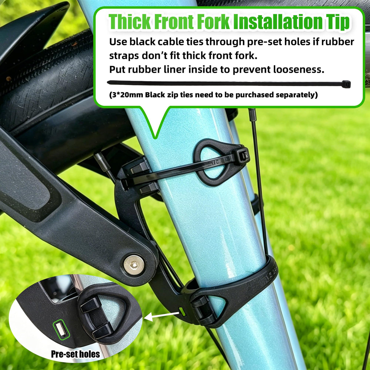 RBRL Quick-Release Adjustable 28-Inch Road