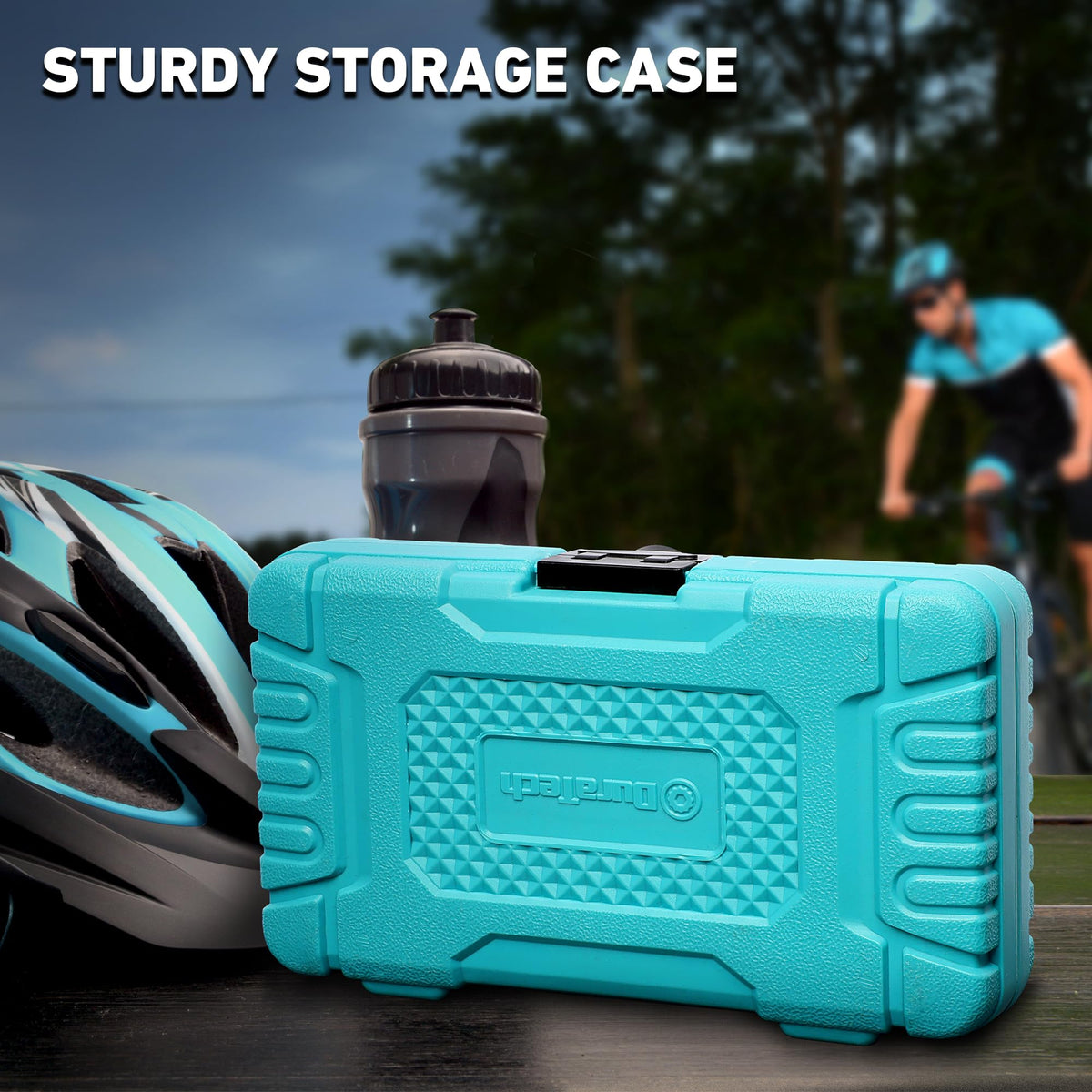 DURATECH Bicycle Repair and Maintenance Tool Kit with Storage Box