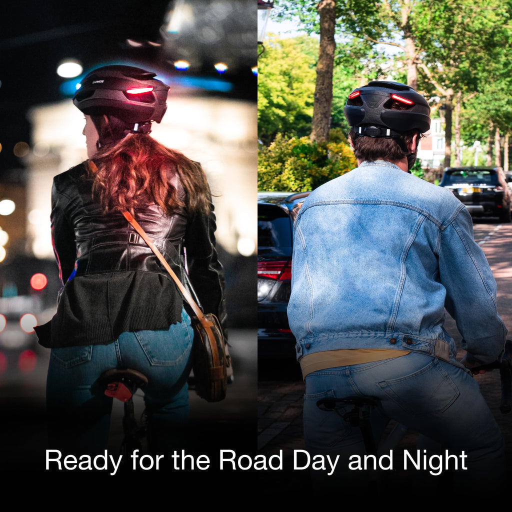 Lumos Ultra Helmet & Firefly 4-Pack Bike Light Bundle